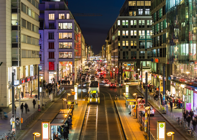 berlin stadtleben nacht